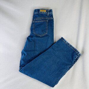 Cabelas Pants Womens‎ 10 Flannel Lined Jeans Snowflake Warm Straight Leg